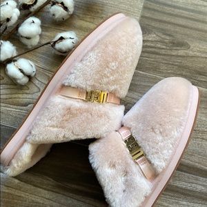 rose gold ugg slippers